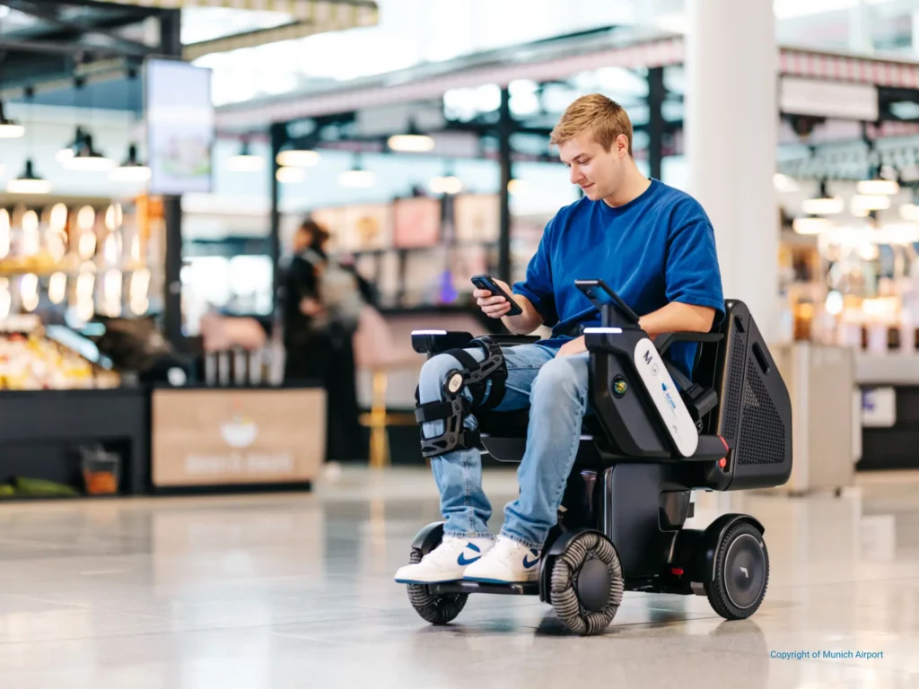 WHILL, Image from the Munich Airport