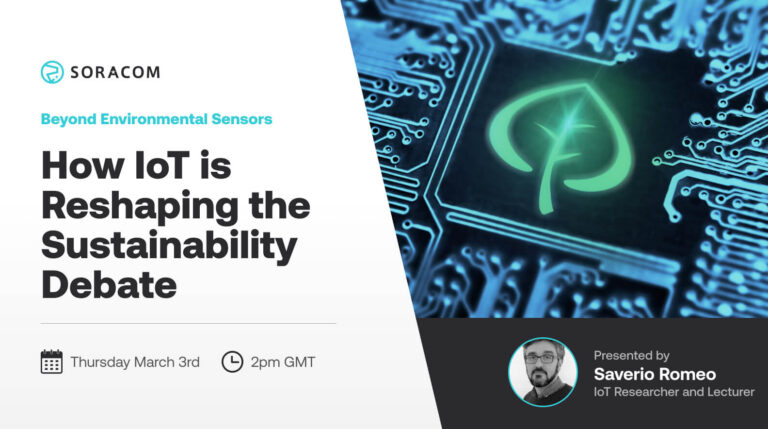 Sustainability in IoT - Free Webinar