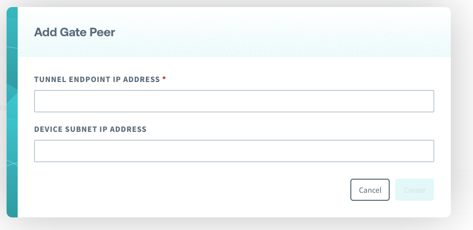 Gate Peer, Private Network, Soracom User Console Screen Shot