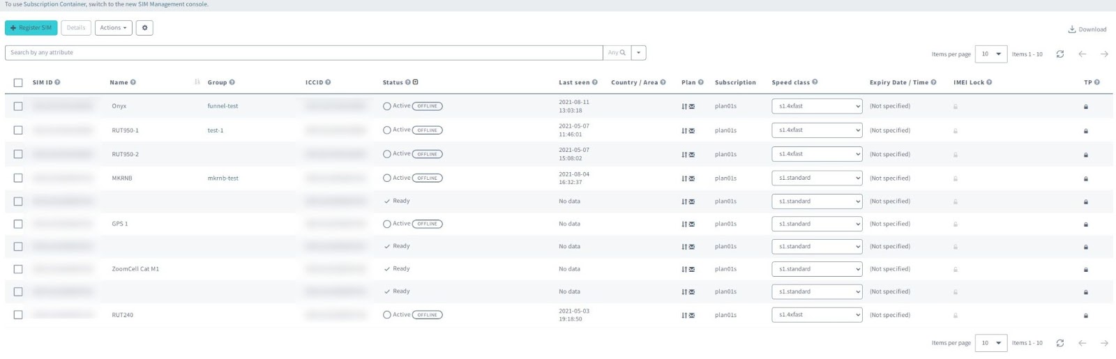 Soracom User Console