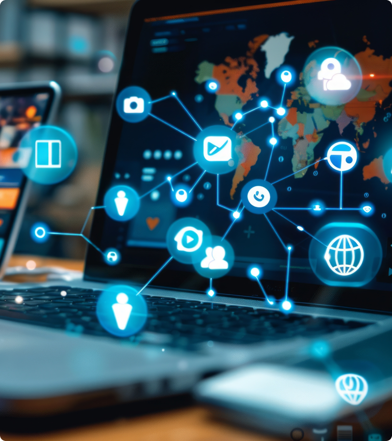 Image of cellular connectivity